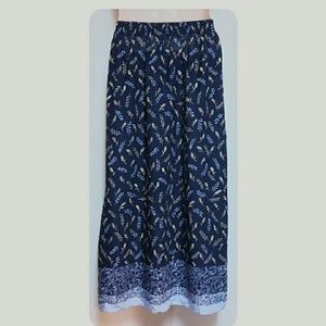 Sag Harbor Skirts - CLEARANCE Sag Harbor Faux Wrap Maxi-Skirt Size Med Sag Harbor Skirts - CLEARANCE Sag Harbor Faux Wrap Maxi-Skirt Size Med